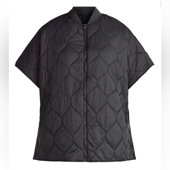 NWT Women’s Black Quilted Puffer vest Nylon Jacket - Picture 5 of 8